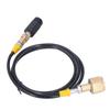 Soda Refill Adapter CO2 Cylinder Cartridge Fill Tank Connector with 60in Hose CGA320 High Pressure Hose