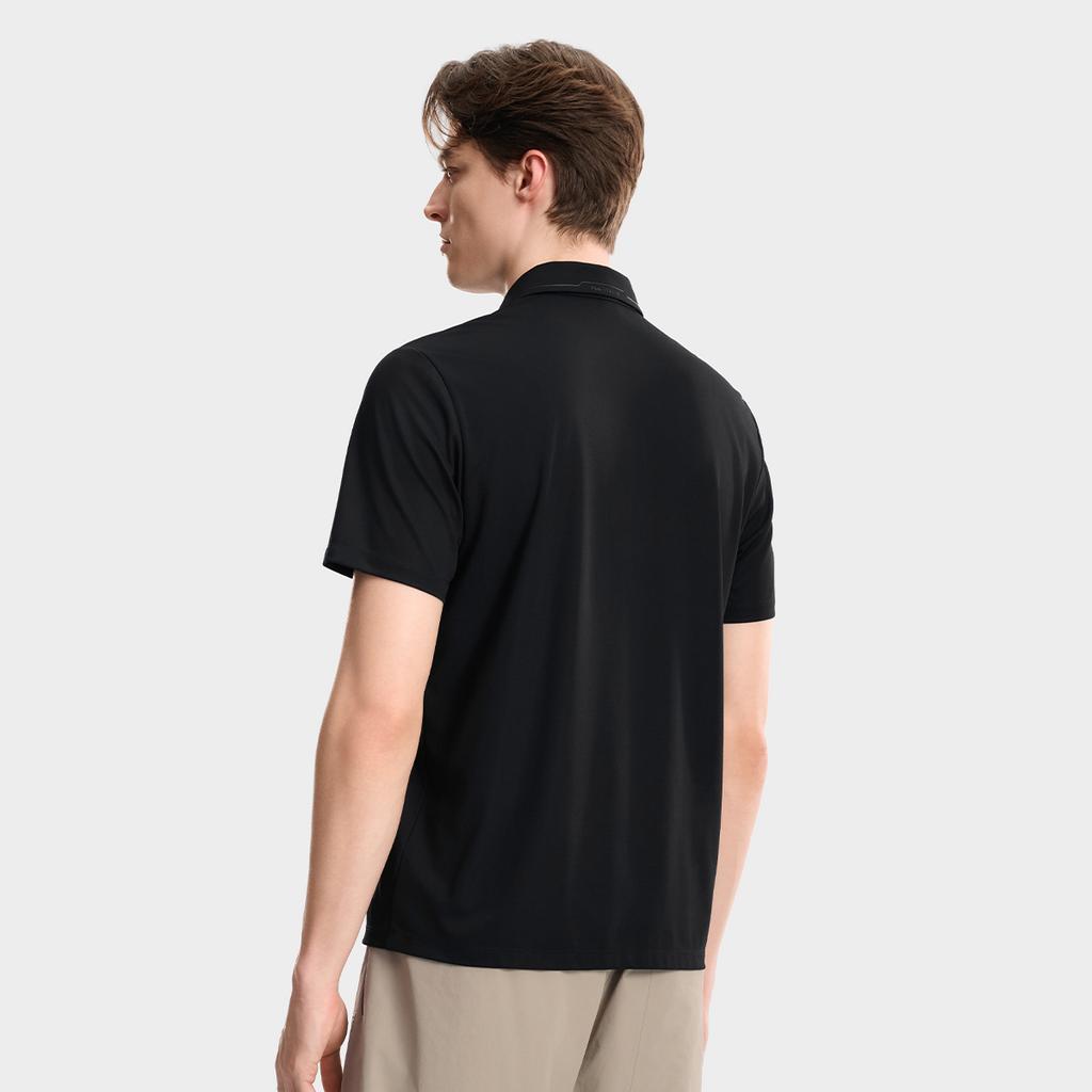Fila F.C. Cool Touch Moisture Wicking Texture Polo Shirt Men Tops F11M631107FBK