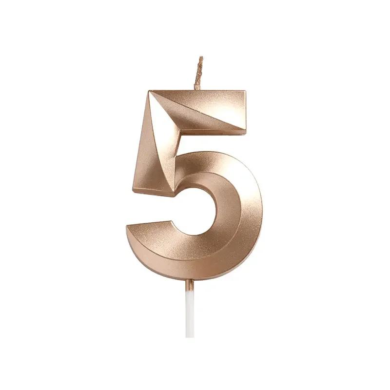 Birthday Wedding Anniversary Dessert Cake Decorating Supplies, 10pcs Birthday Number Candle Party Cake Decorating