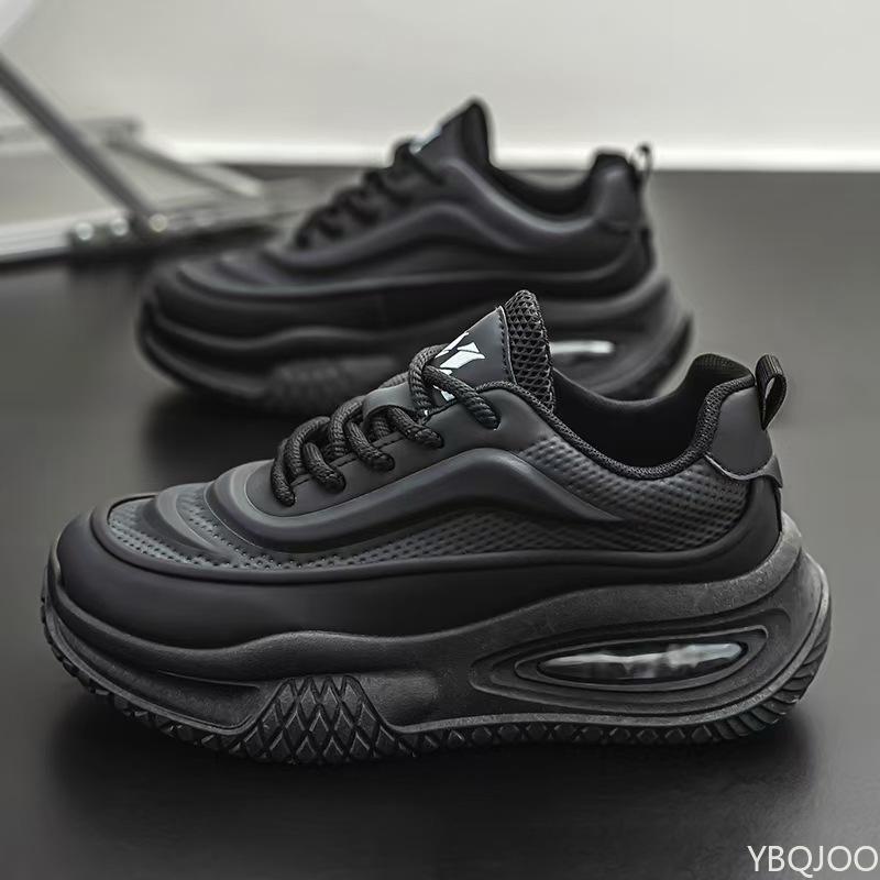 Fashion New autumn winter thick soled height increasing shoes versatile  personalized student casual simple comfortable men's shoes