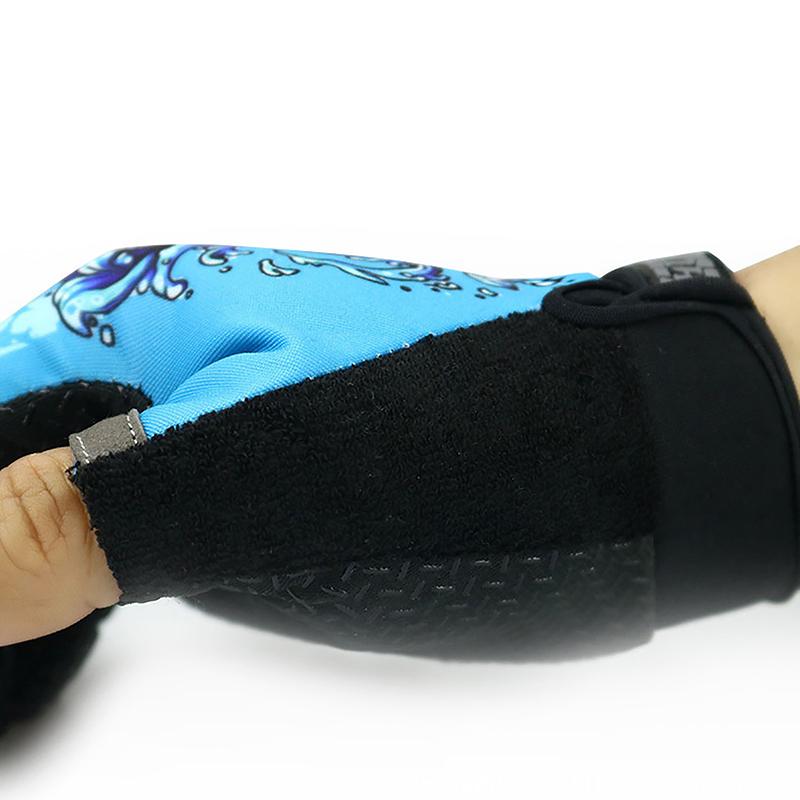 Angelhandschuhe für Fliegenköder, für Herren und Damen, Dreifinger-Handschuhe zum Seefischen, atmungsaktiv, rutschfest