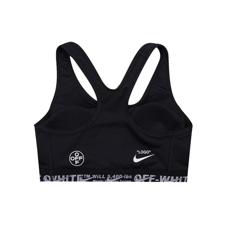 OFF WHITE Nike Sports Bra Black Women's BV8049-010