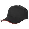 BUZZxSELECTION Solid CAP027 Black X (Buzz Selection) Hat/Cap, Stylish, Color, Cool, Black/White, Men's/Women's, (01 Red)
