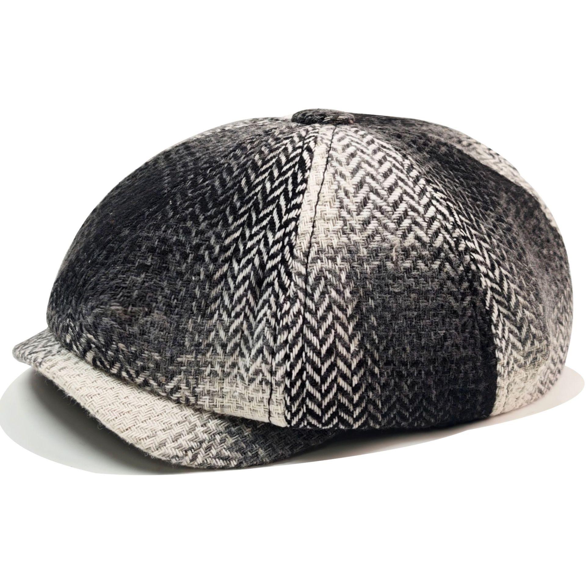 JYL TS DIY Градиентная Клетчатая Беретка Кепка-газетчик Осенняя Шляпа black_ морилка 19 красный