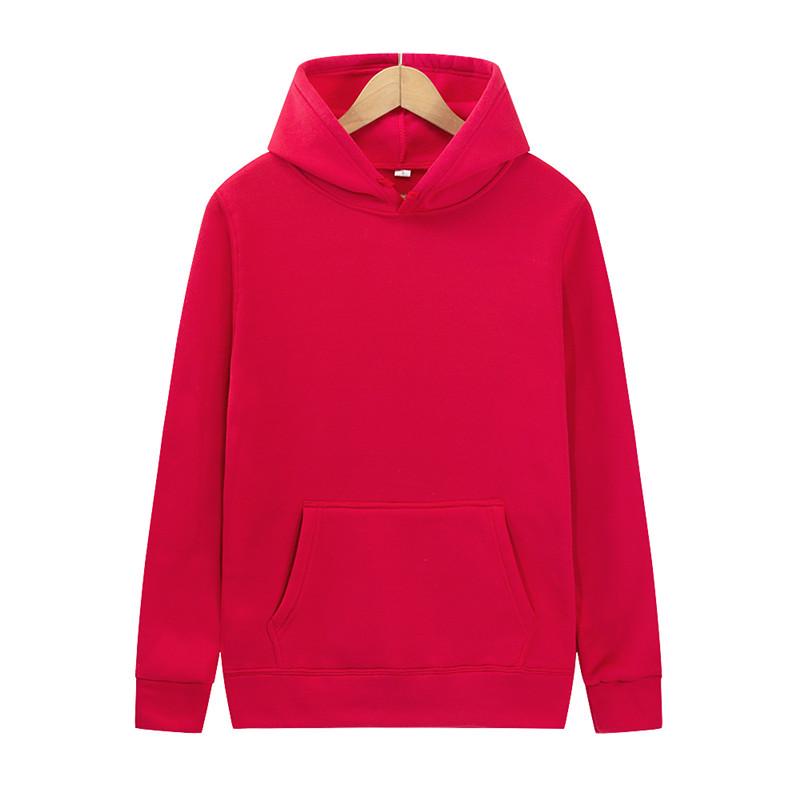 Unisex Solid Color Fleece Hoodie and Sweatpants Set