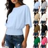 Women's Fashionable Loose-Fit Casual Short-Sleeve Round-Neck T-Shirt Top