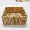 Europa Weidenkorb Rechteckiger Seegras-Korb Kasten Geflochtener Rattan-Behälter Regal-Organizer Küche Haus Badezimmer Dekor