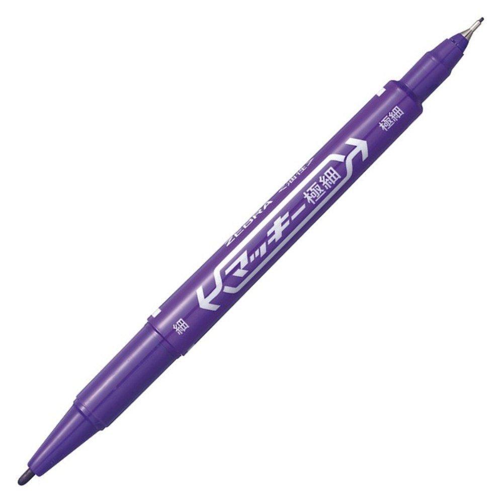 

Zebra Mackie Extra Fine Point Violet 10 Масляная ручка, Ручки, B-MO-120-MC-PU фиолетовый