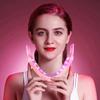 Elektrischer V-Gesichts-Schönheitsmassager, Einstellbare Intensität Gesichtsmassagegerät mit LCD-Display, Valentinstagsgeschenk