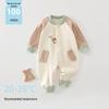 Pure Cotton Baby Jumpsuit - No-Bone, Spring/Autumn Wear for Newborns
