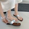 New Thick-soled Height-increasing Wedge Heel Shoes for Women Beach Sandals and Flip-flops