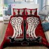 Walking Dead Daryl Dixon Wings Mark Bedding Set Single Twin Full Queen King Size Bed Set Adult Boys Bedroom 3D Print