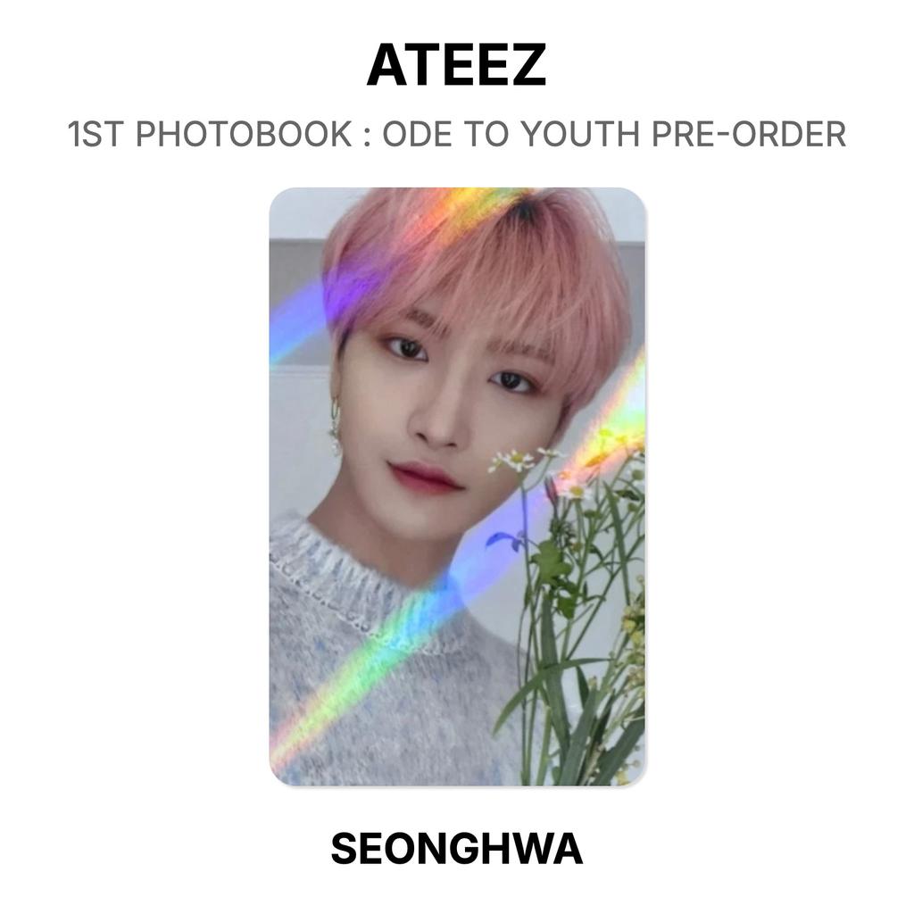 ATEEZ PRIMO FOTOLIBRO : ODE ALLA GIOVINEZZA PRE-ORDINE Fototessera Ufficiale