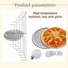 6Pcs Round Aluminum Alloy Pizza Pan 8/10/12/14inch Non Stick Pizza Baking Screen for Oven for Home Restaurant Grill Baking