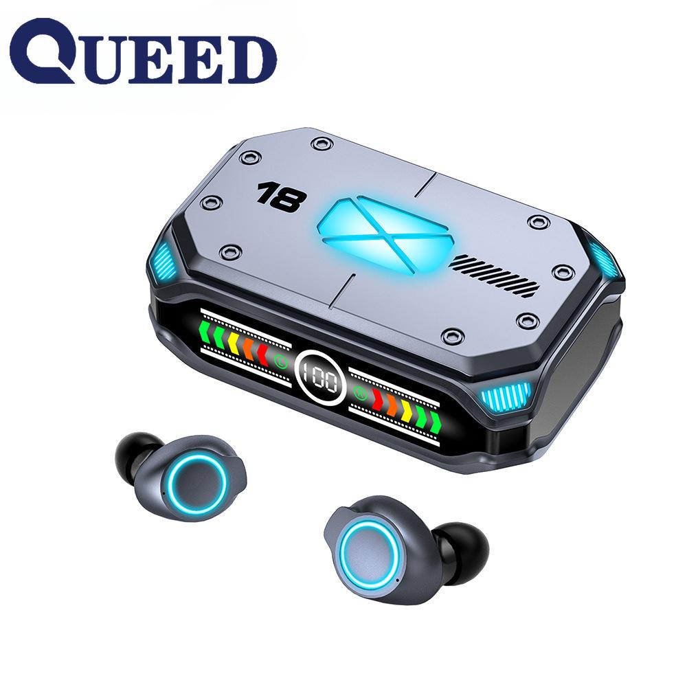 

Новый продукт Механическая технология Беспроводная Bluetooth-гарнитура Шумоподавление TWS Bluetooth-гарнитура с низкой задержкой серый