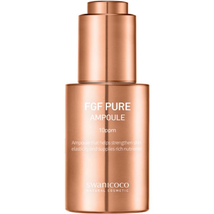 Swanicoco FGF 1ppm Pure Ampoule - Skin Elasticity & Barrier Strengthening Deep Repair Serum (40ml / 1.35 fl.oz.)