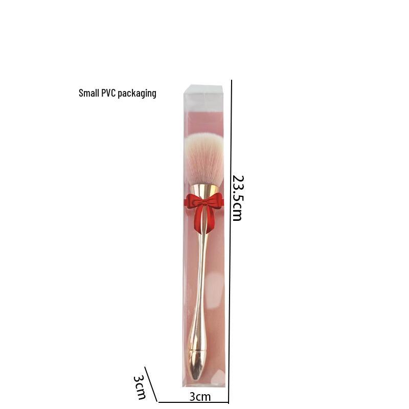 Golden Small Waist Extra Large Powder Blush Brush with Soft Dai Bristles