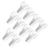 10Pcs Premium Plastic Clothes Clips Non-Slip Laundry Clips for Hanging Shirts Pants Skirts Towels Outdoor Indoor Drying
