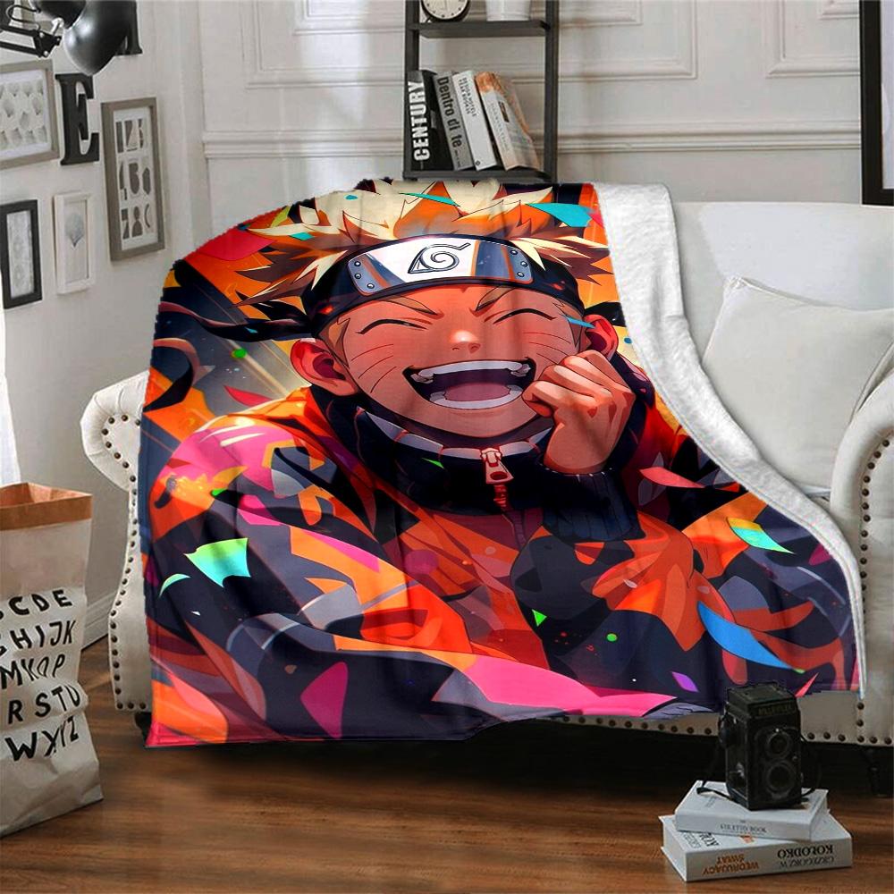 Naruto Blanket Durable Comfort Great for Sofa Livingroom Picnics for All Occasions Warmthful Decor Birthday Christmas Gift Blanket