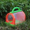 1 Set Critter Viewer Box with Tweezers Magnifying Glass Portable Handle Mesh Kids Outdoor Nature Exploration Small Animal Catcher Observation