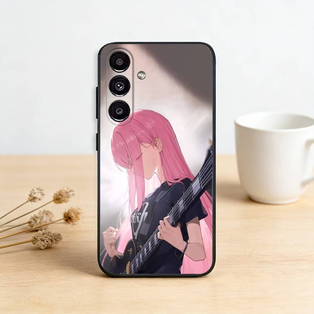 Bocchi the Rock Phone Case For Samsung Galaxy A20,21s,22,31,32,52,53,72,73,80,91 Soft Black Shell Samsung a53 5g
