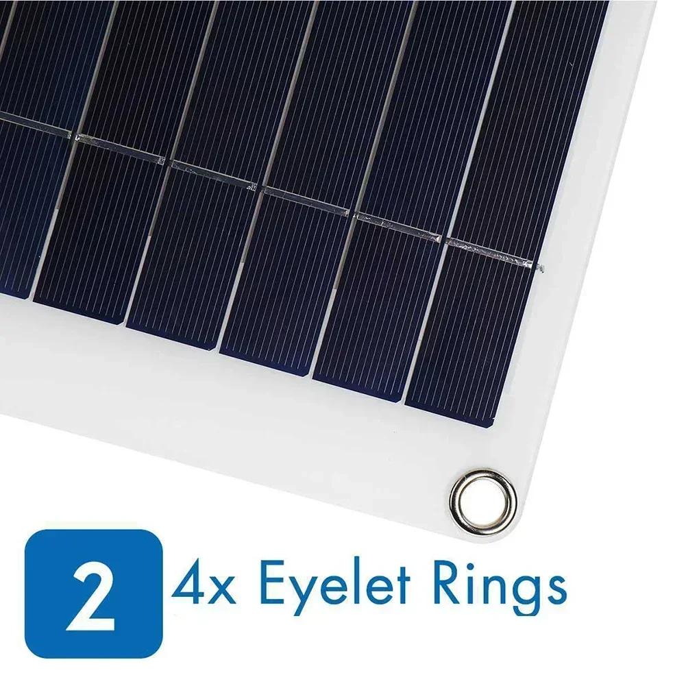 12V flexibilní solární panely pro venkovní mobilní telefon, auto, karavan, kempování, horolezectví, turistiku, loď, nabíjení nářadí pro domácí solární energii