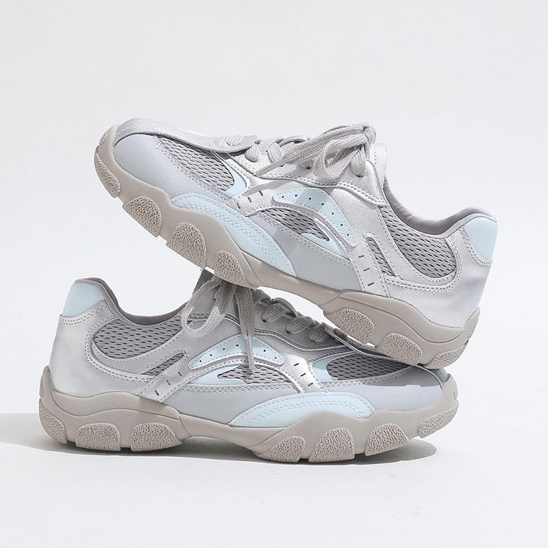 Retro color matching German training shoes women's 2025 spring new flat-soled Forrest Gump shoes women's versatile sports and leisure board shoes