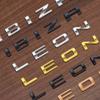 1pcs For Ibiza 6L 6J Letter Emblem 3D Decals Sticker Rear Trunk Badge Logo Metal Accessories For Seat Ibiza  Leon Cupra Altea stu785