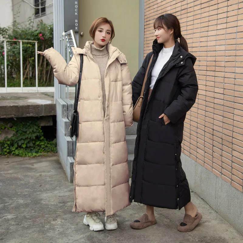 Clothes Women's Jacket Winter Mid-length Korean Style Small Student Jacket Loose and Thick