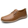 Luxury Casual Genuine Leather Shoes Men Sneakers Fashion Oxford Shoes For Men Bureau Office Footwear Flats Brand Newest Men'S Shoes