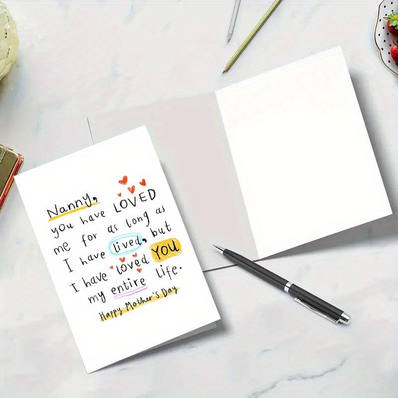 A Mother's Day card full of love