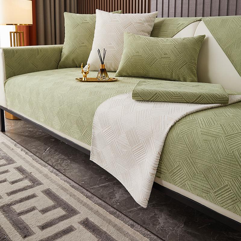 Жаккардовый синельный коврик для дивана-полотенца для гостиной — фото 5