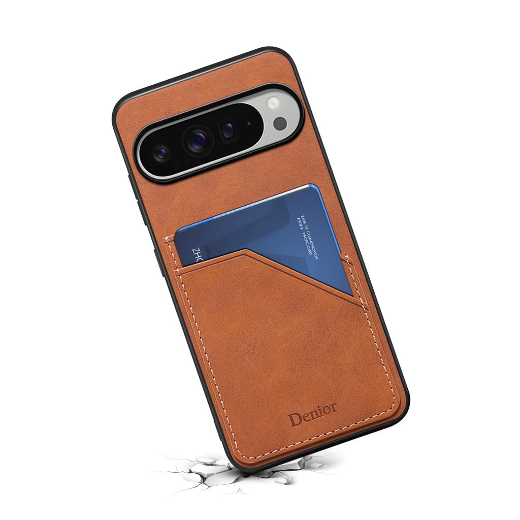 EUCAGR For Google Pixel 10 10 Pro XL Pixel10Pro Luxury Retro Wallet Phone Case Card Holder PU Leather Back Cover