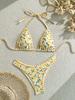 European and American Bikini Swimsuit Female Sexy New Suspender Bikini Bikini Hot Spring Vacation Swimsuit Female