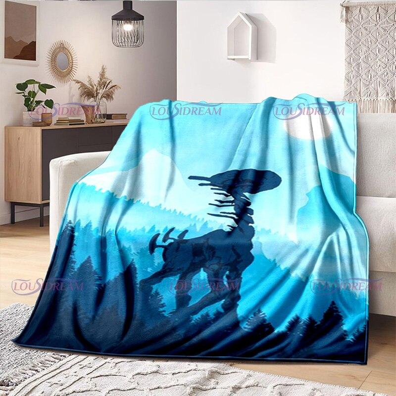 Deka pre milovníkov hier Horizon Zero Dawn Gaming Throw Deka Fleecová deka Deka pre dospelých a deti Prikrývka pre hráčov Darčeky