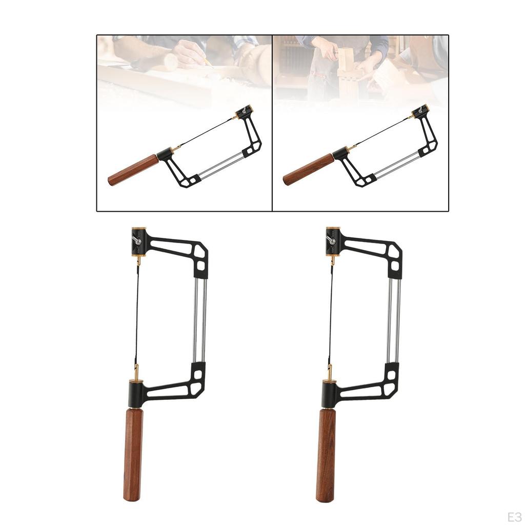 Saw Wire Hand Adjustable Frame Hobby Model Making Aluminum Handle Trimming Tool Nonslip Portable