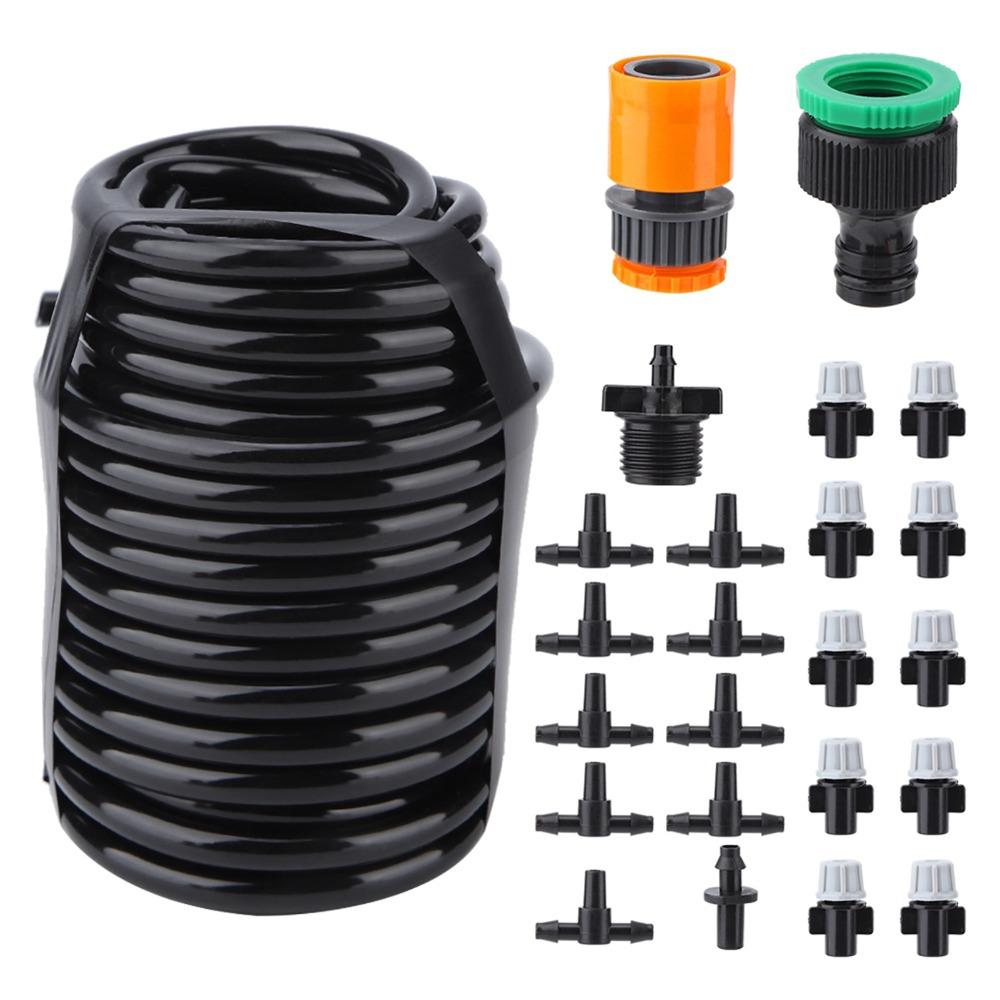 4/7 Mm Tubing Irrigation Set PVC,Plastic Irrigation System Garden Tool  Potted Plant Watering