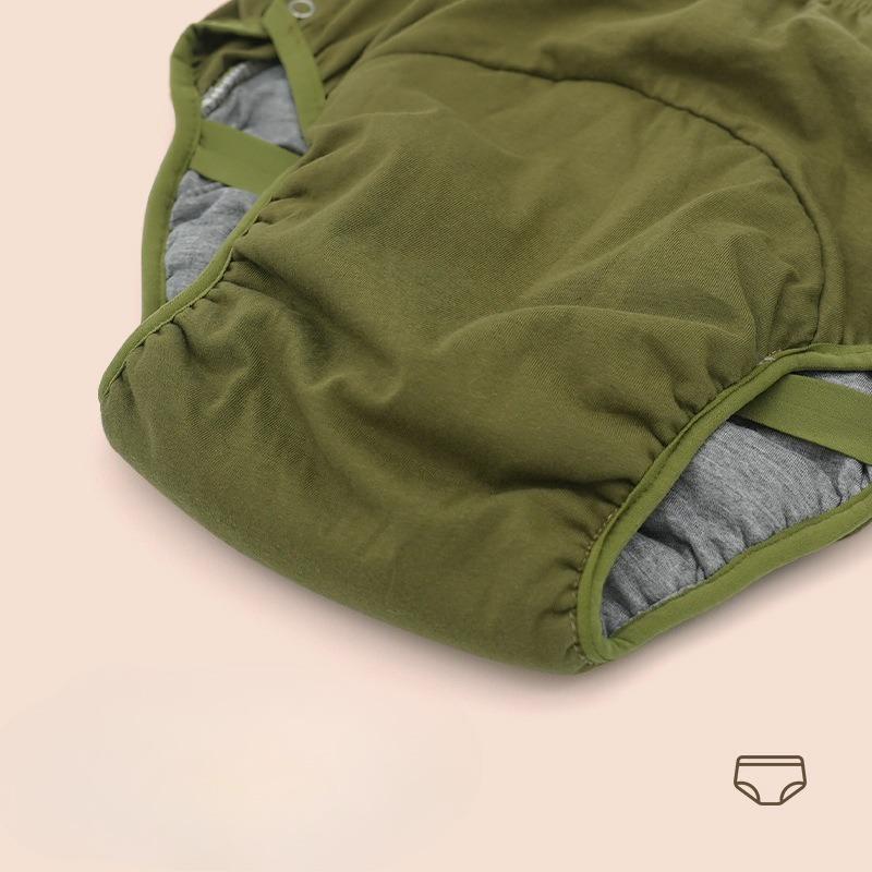 Reusable Leak-Proof Incontinence Underwear for Adults - Washable Cotton Blend Protective Briefs