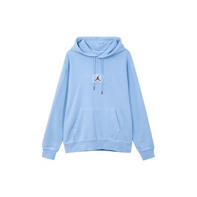 Jordan Essentials Μπλε Φούτερ με Κουκούλα Μακρυμάνικο με Λογότυπο για Άνδρες Μπλούζες FB7291-425