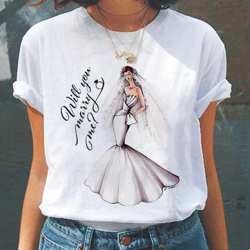 Camiseta de Verano de Cuello Redondo con Estampado 3D de Patrón de Reina, Camisetas de Mujer Casuales de Moda de Manga Corta