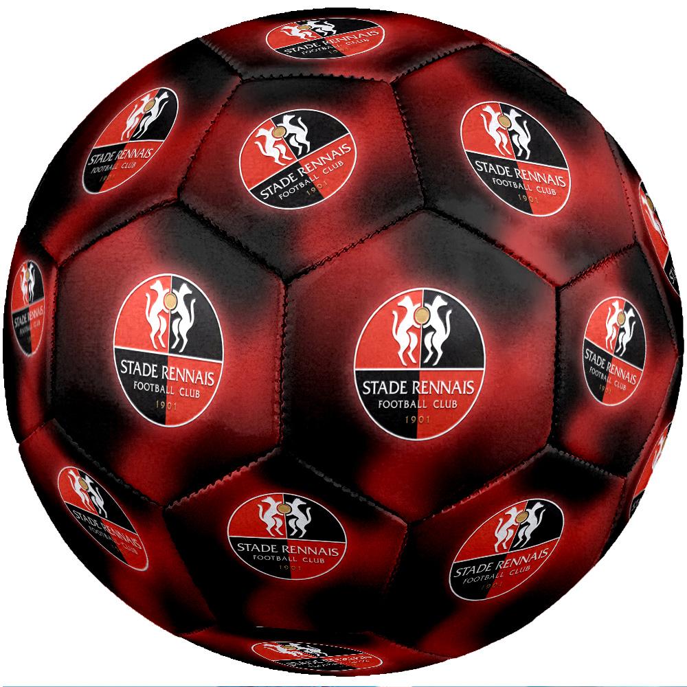 Stade Rennais FC Size 5 Standard Football Durable Training Match Soccer Ball for Adult Outdoor Sports