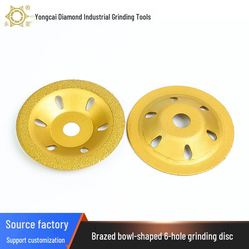 Brazed Diamond Cup Wheel for Grinding and Cutting Marble/Stone