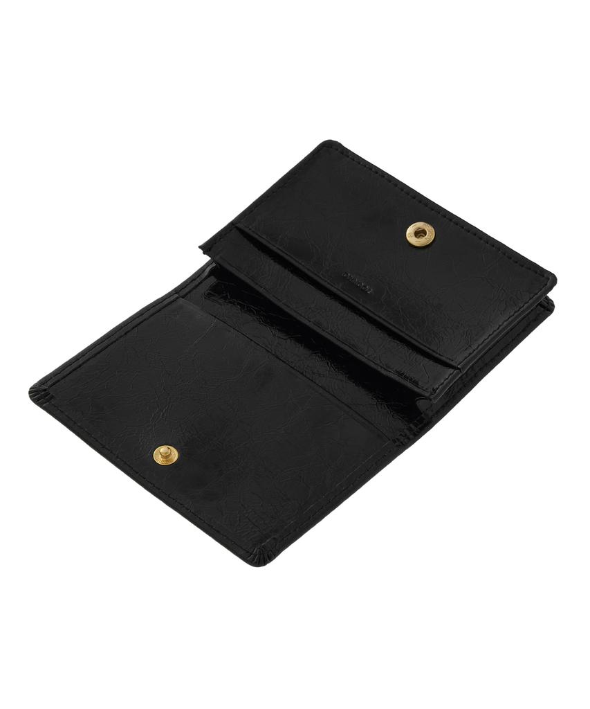 Tooamo Bella Pocket Card Holder Black [Cowhide]