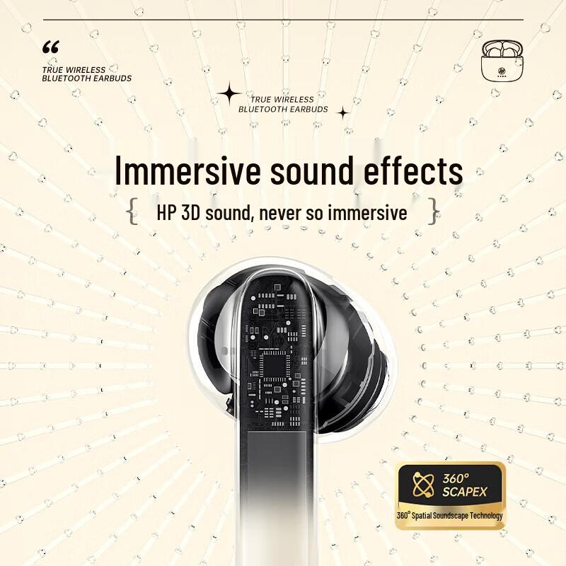 HP H10J True Wireless Bluetooth 5.4 Earbuds