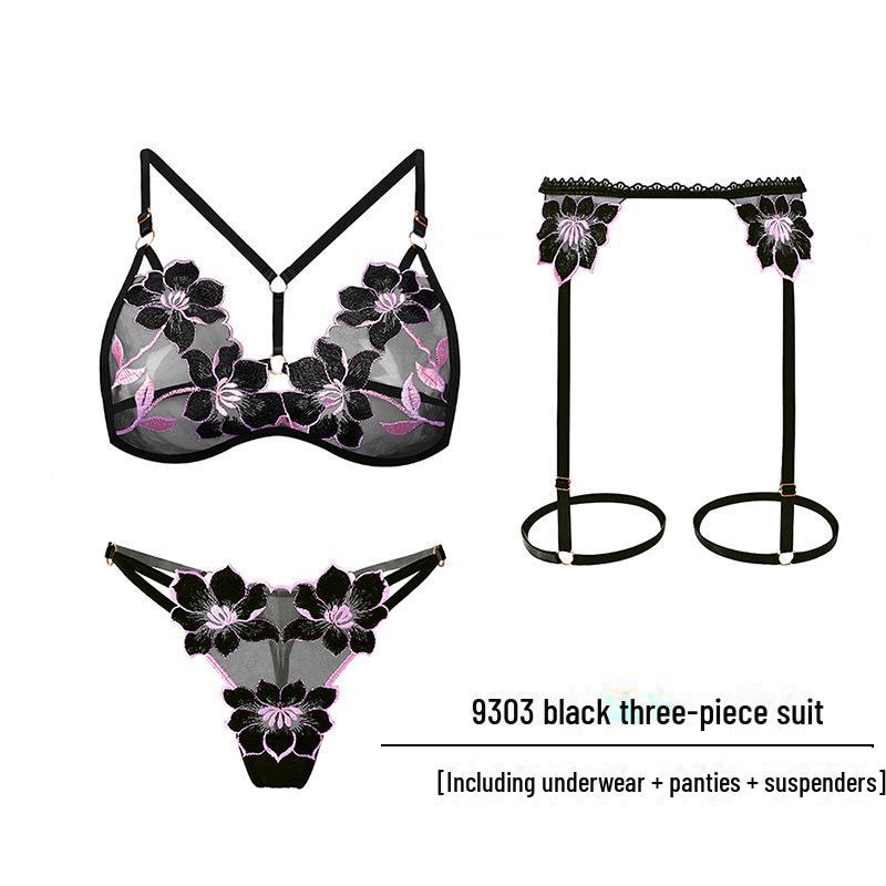 Large Sexy Lingerie Set: Tempting Thong with Pearl Massage & Open Crotch