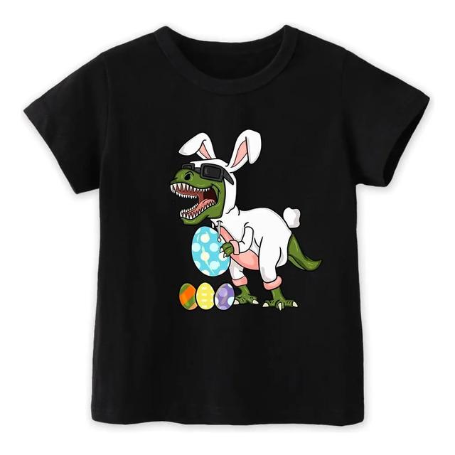 T-shirt Shaped Like An Easter Egg With A Little Bunny S