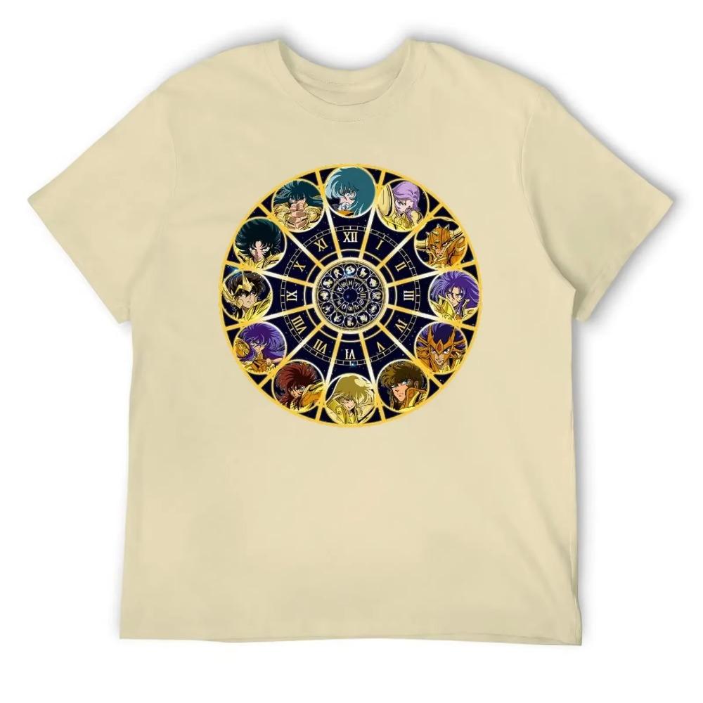 Saint Seiya Gold Saints For Sale T-shirt Fresh Sport Top Tee Hipster Fitness Geeky Eur Size