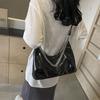 Simple Pleated Bag Chain Tote Commuter Tote Bag Women's Premium Shoulder Underarm Bag