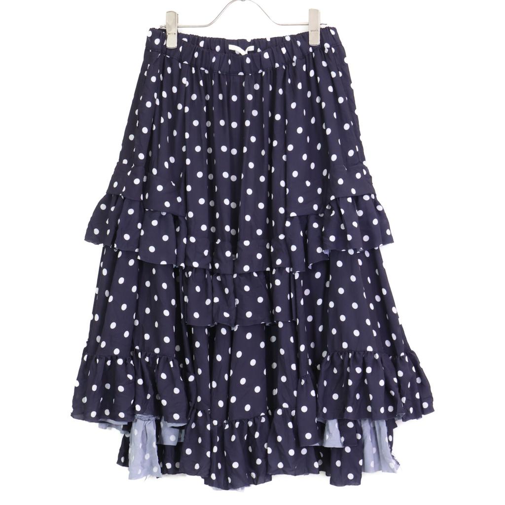 COMME des GARCONS COMME des GARCONS RH-S027 Navy x White Tea Art Skirt skirt S NavyUsed