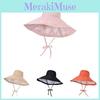Womens Wide Brim Sun Shade Hat With Breathable Polyester For Outdoor Sun Protection
